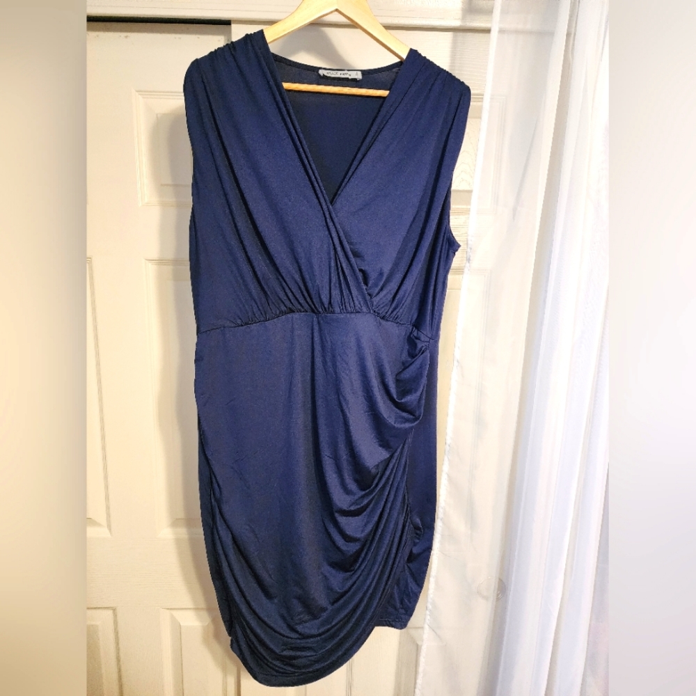 Dark blue stretch Grace Karin 2XL dress